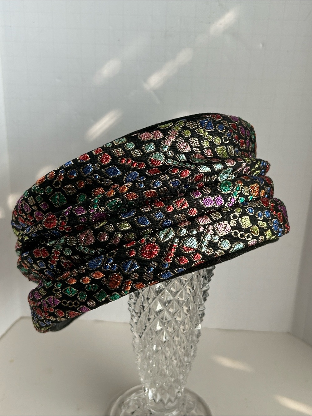 Multicolor Metallic Vintage Wool Hat